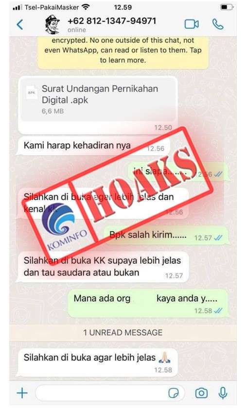 Hoaks Pernikahan APK